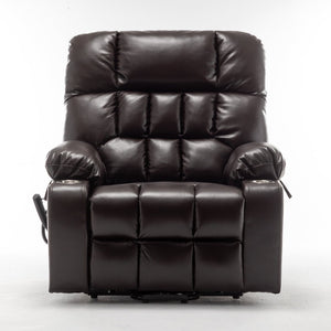 English Elm Lift Power Recliner Chair Big Tall Users Okin Motor Heat Massage Wide Seat W547S00030