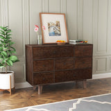 Hearth and Haven Solid Wood Spray-Painted Drawer Dresser Bar, Buffet Tableware Cabinet Lockers Buffet Server Console Table Lockers, Retro Round Handle, Applicable To The Dining Room, Living Room, Kitchen Corridor Auburn W679S00035 W679S00035