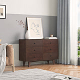 Hearth and Haven Solid Wood Spray-Painted Drawer Dresser Bar, Buffet Tableware Cabinet Lockers Buffet Server Console Table Lockers, Retro Round Handle, Applicable To The Dining Room, Living Room, Kitchen Corridor Auburn W67982058 W67982058