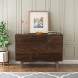 Hearth and Haven Solid Wood Spray-Painted Drawer Dresser Bar, Buffet Tableware Cabinet Lockers Buffet Server Console Table Lockers, Retro Round Handle, Applicable To The Dining Room, Living Room, Kitchen Corridor Auburn W679S00035 W679S00035