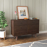 Hearth and Haven Solid Wood Spray-Painted Drawer Dresser Bar, Buffet Tableware Cabinet Lockers Buffet Server Console Table Lockers, Retro Round Handle, Applicable To The Dining Room, Living Room, Kitchen Corridor Auburn W67982058 W67982058