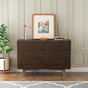 Hearth and Haven Solid Wood Spray-Painted Drawer Dresser Bar, Buffet Tableware Cabinet Lockers Buffet Server Console Table Lockers, Retro Round Handle, Applicable To The Dining Room, Living Room, Kitchen Corridor Auburn W67982058 W67982058