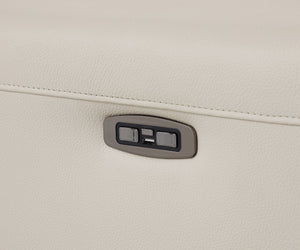 English Elm Global United Italian Leather Power Reclining Loveseat with Usb Charging Port B05777839