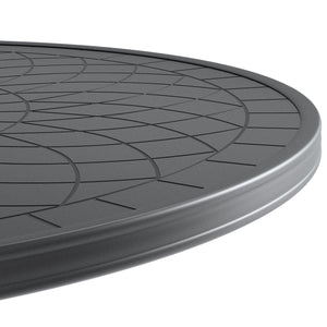 English Elm 5-Piece All-Weather Cast Aluminum Dining Set With 4 Swivel Chairs & Cushions For Ultimate Comfort W1710S00443