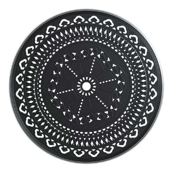 English Elm 5-Piece All-Weather Cast Aluminum Dining Set With Swivel Chairs & Cushions For Ultimate Comfort P2 W1710S00435-GIGA