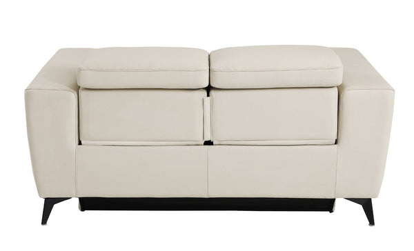 English Elm Global United Italian Leather Power Reclining Loveseat with Usb Charging Port B05777839