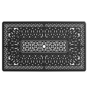 English Elm 5-Piece All-Weather Cast Aluminum Dining Set With 4 Swivel Chairs & Rectangular Table For Outdoor Fun P2 W1710S00315-GIGA