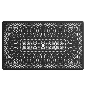 English Elm 5-Piece Elegant Cast Aluminum Patio Furniture Set With Brown Cushions For Outdoor Comfort & Style W1710S00085