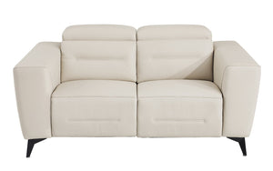 English Elm Global United Italian Leather Power Reclining Loveseat with Usb Charging Port B05777839
