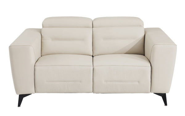 English Elm Global United Italian Leather Power Reclining Loveseat with Usb Charging Port B05777839