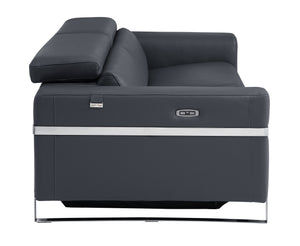 English Elm Global Top Grain Italian Leather Power Recliner Sofa With Usb Charging For Ultimate Comfort & Style B05777832