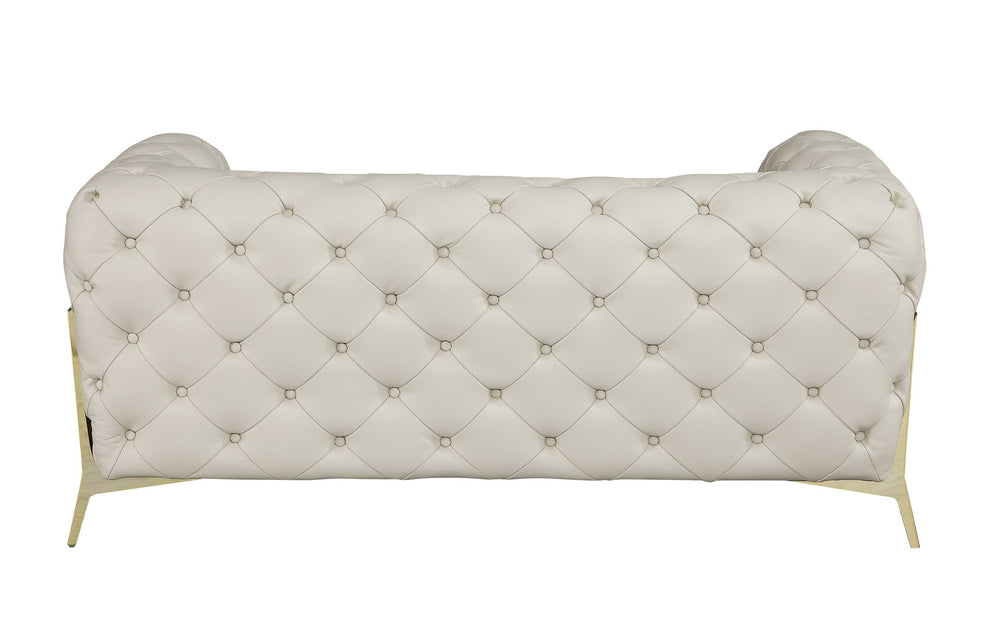 English Elm Global 100% Top-Grain Italian Leather Loveseat - Stylish Comfort For Modern Living Spaces & Offices B05777743