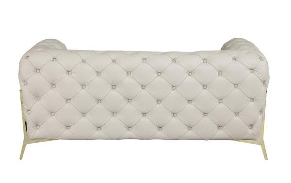 English Elm Global 100% Top-Grain Italian Leather Loveseat - Stylish Comfort For Modern Living Spaces & Offices B05777743