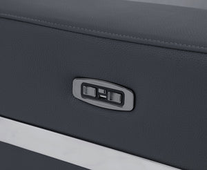 English Elm Global Top Grain Italian Leather Power Recliner Sofa With Usb Charging For Ultimate Comfort & Style B05777832