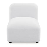 Hearth and Haven L-Shape Modular Sectional Sofa, Diy Combination, Teddy Fabric, White W487S00148