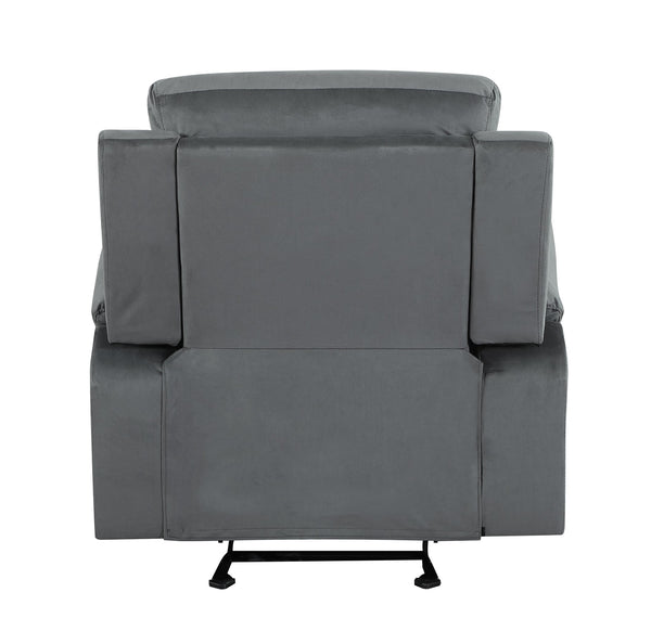 English Elm Global Transitional Reclining Microfiber Chair - Stylish Comfort With Lumbar Support & Modern Design B05777763