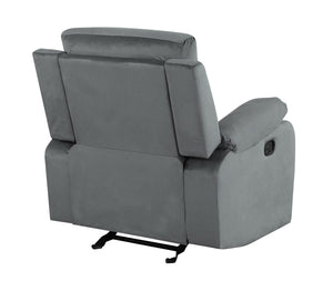 English Elm Global Transitional Reclining Microfiber Chair - Stylish Comfort With Lumbar Support & Modern Design B05777763