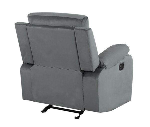 English Elm Global Transitional Reclining Microfiber Chair - Stylish Comfort With Lumbar Support & Modern Design B05777763