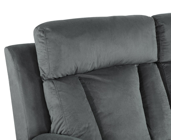 English Elm Global Transitional Reclining Microfiber Chair - Stylish Comfort With Lumbar Support & Modern Design B05777763