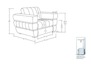 English Elm Global Top-Grain Italian Leather Chair In Camel - Luxurious Comfort, Stylish Design For Any Space B05777949