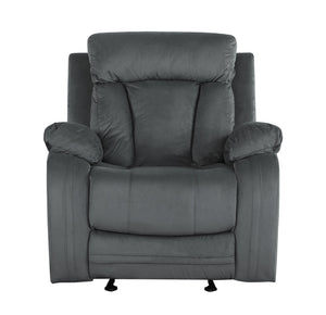 English Elm Global Transitional Reclining Microfiber Chair - Stylish Comfort With Lumbar Support & Modern Design B05777763
