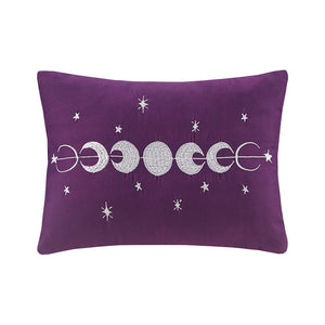 English Elm King/Cal Plush Velvet Comforter Set with Quilted Diamond Design, Hypoallergenic Fill & Decorative Pillow Purple 21.65 L x 18.5 W x 11.02 H B03595944