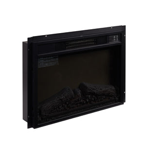 English Elm Electric Fireplace Insert Ultra Thin 1400w Led Flame Log Set Living Room Heater W1758107437
