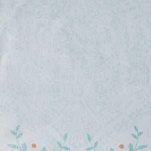 English Elm Twin XL Boho Comforter Set with Aquatic Orange Global Print, OEKO-TEX Sheets & Antimicrobial Protection B03595868