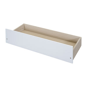 English Elm Twin Pine Wood Daybed with Storage Drawers for Guest Room or Studio Space WF301864AAK
