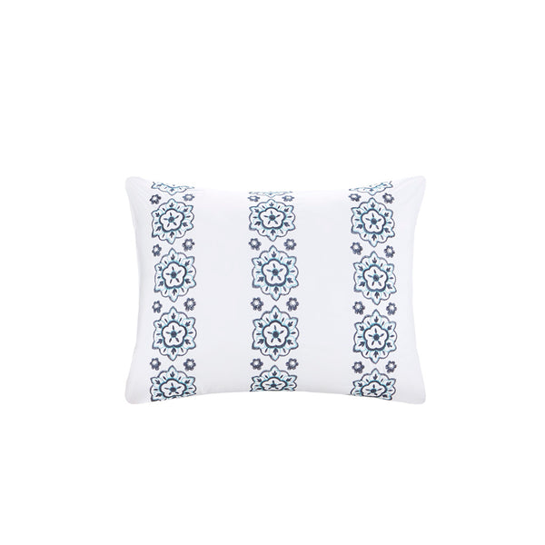 English Elm Twin Boho Comforter Set with Bed Sheets — Navy & Purple Medallion Design, OEKO-TEX, Sham, Pillow, Bedskirt, Cozy Twin Bedding Collection B03595853