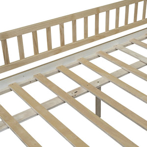 English Elm Full Pine Wood Daybed with Storage Drawers for Guest Room or Studio Living WF301868AAN
