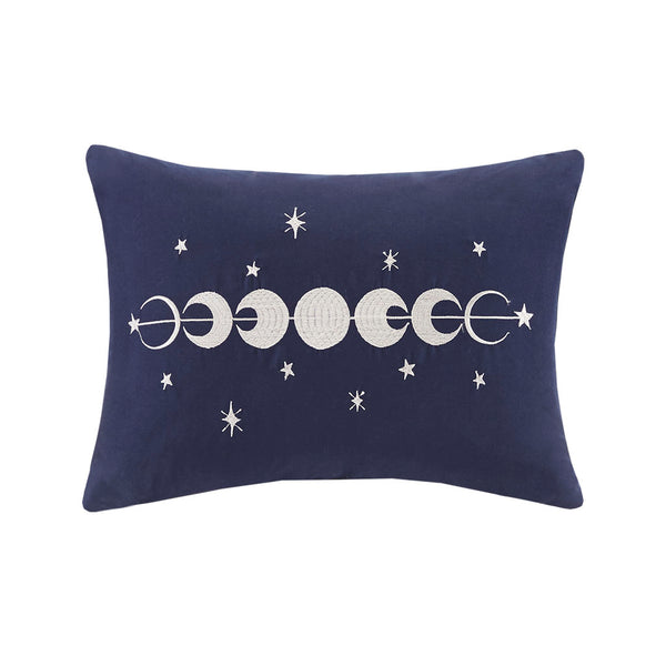 English Elm Full/Queen Felicia Velvet Comforter Set in Navy with Diamond Quilting, Hypoallergenic Fill & Pillow B03595890