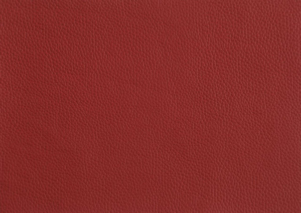 English Elm Global Modern Genuine Italian Leather Recliner Chair in Red with 3-Layer Foam, Chrome Base, Solid Wood Frame B05777799