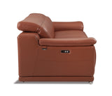 English Elm Genuine Italian Leather Power Reclining Sofa