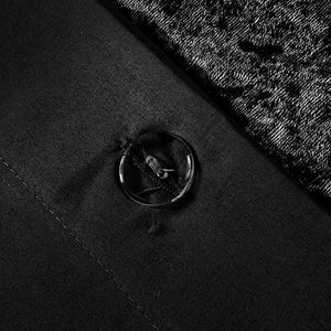 English Elm King/Cal Velvet Duvet Cover Set Felicia – Crushed Black Quilted Diamond Comfort, Shams + Pillow B03596080