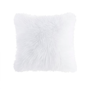 English Elm Twin/Twin Watercolor Tie Dye Duvet Cover Set with Piped Edges, Antimicrobial Microfiber & Fur Pillow B03596075