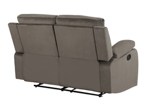 English Elm Global Cozy Reclining Microfiber Loveseat - Transitional Style, Ergonomic Support & Durable Comfort B05777761