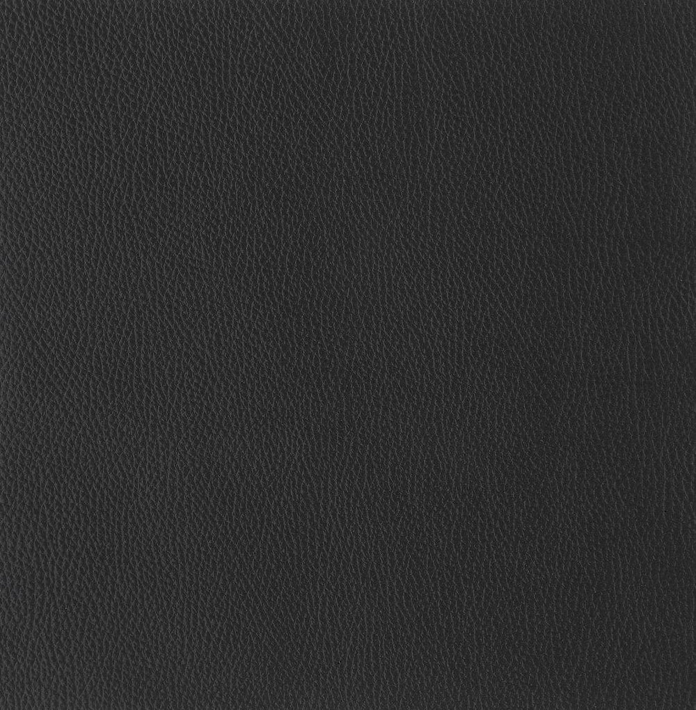 English Elm Global 22" Modern Genuine Italian Leather Lounge Chair with 3-Layer Foam, Stainless Chrome Base, Luxurious Comfort Black B05777796