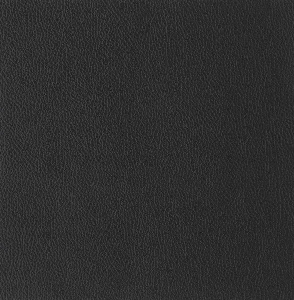 English Elm Global 22" Modern Genuine Italian Leather Lounge Chair with 3-Layer Foam, Stainless Chrome Base, Luxurious Comfort Black B05777796