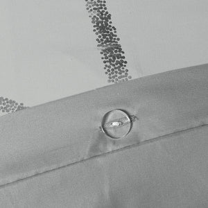 English Elm Full/Queen Raina Metallic Geometric Duvet Cover Set with Antimicrobial Protection, Shams & Pillows B03596036