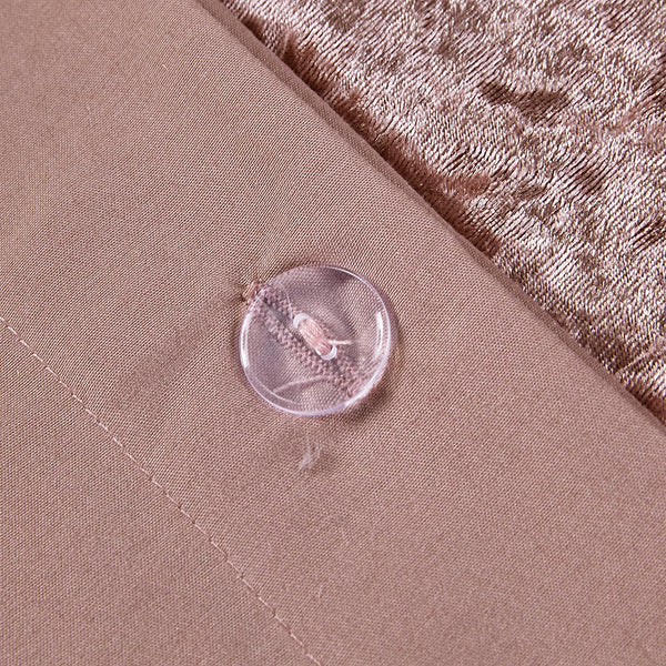 English Elm King/Cal Velvet Duvet Cover Set with Quilted Diamond Texture, Decorative Pillow, Soft Luxe Feel Blush 15.75 L x 12.6 W x 7.87 H B03596070