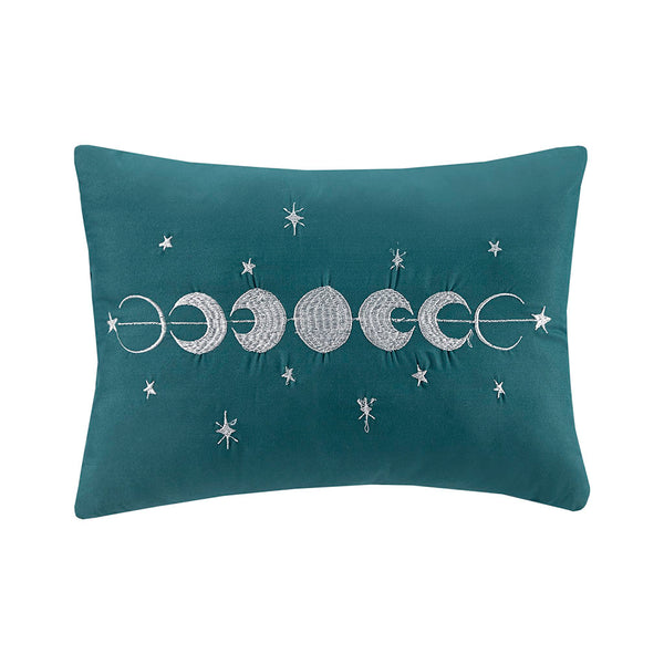 English Elm King/Cal King Velvet Duvet Cover Set Teal Quilted Diamond Velvet with Decorative Pillow, Plush Luxury B03596073