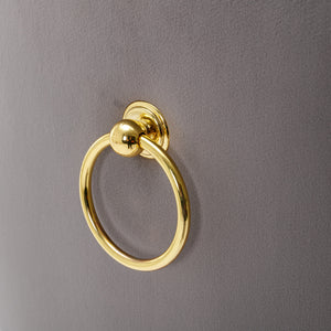 English Elm A&A Corduroy Dining Chair Set - Modern Armless Accent Side Chairs with Gold Metal Base, Tufted Beige Upholstery Gray W114367604