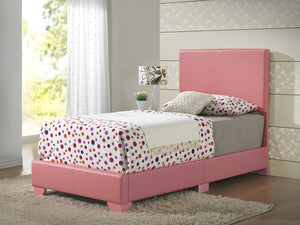 English Elm Elegant Velvet Full Bed Frame with Sturdy Support, Transitional Design, Easy Assembly, Modern Appeal Pink 4 L x 33 W x 44 H B078108087
