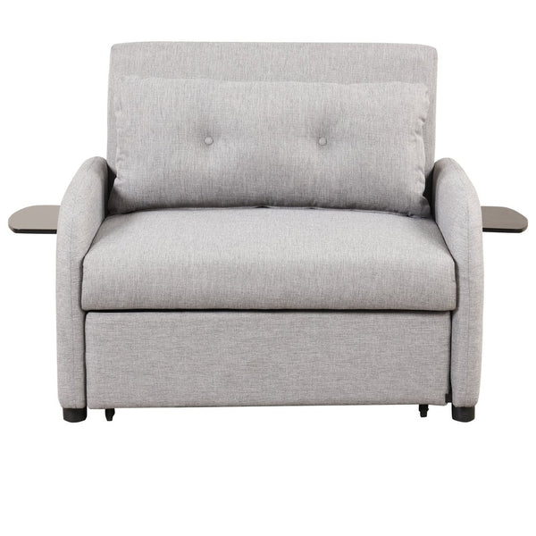 English Elm Swivel Barrel Accent Chair Chenille Tufted Round Club Seat for Living Room Lounge N719S002000E
