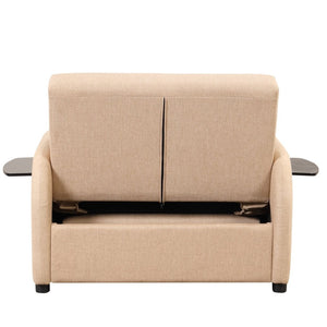English Elm Swivel Barrel Accent Chair Chenille Tufted Round Club Seat for Living Room Lounge N719S002000A