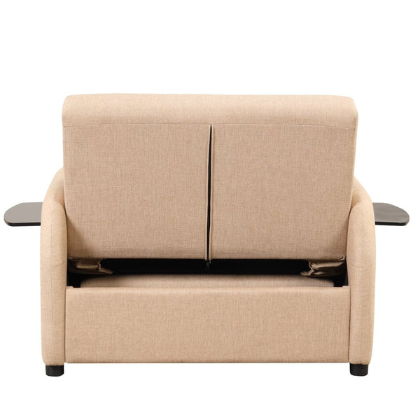 English Elm Swivel Barrel Accent Chair Chenille Tufted Round Club Seat for Living Room Lounge N719S002000A