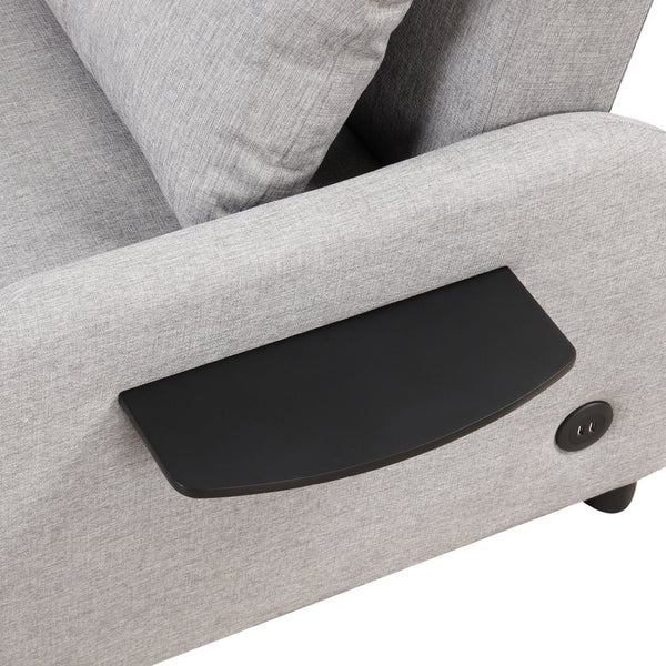 English Elm Swivel Barrel Accent Chair Chenille Tufted Round Club Seat for Living Room Lounge N719S002000E