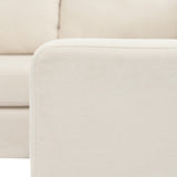 English Elm 3 Pieces Upholstered U-Shaped Large Sectional Sofa With Thick Seat and Back Cushions