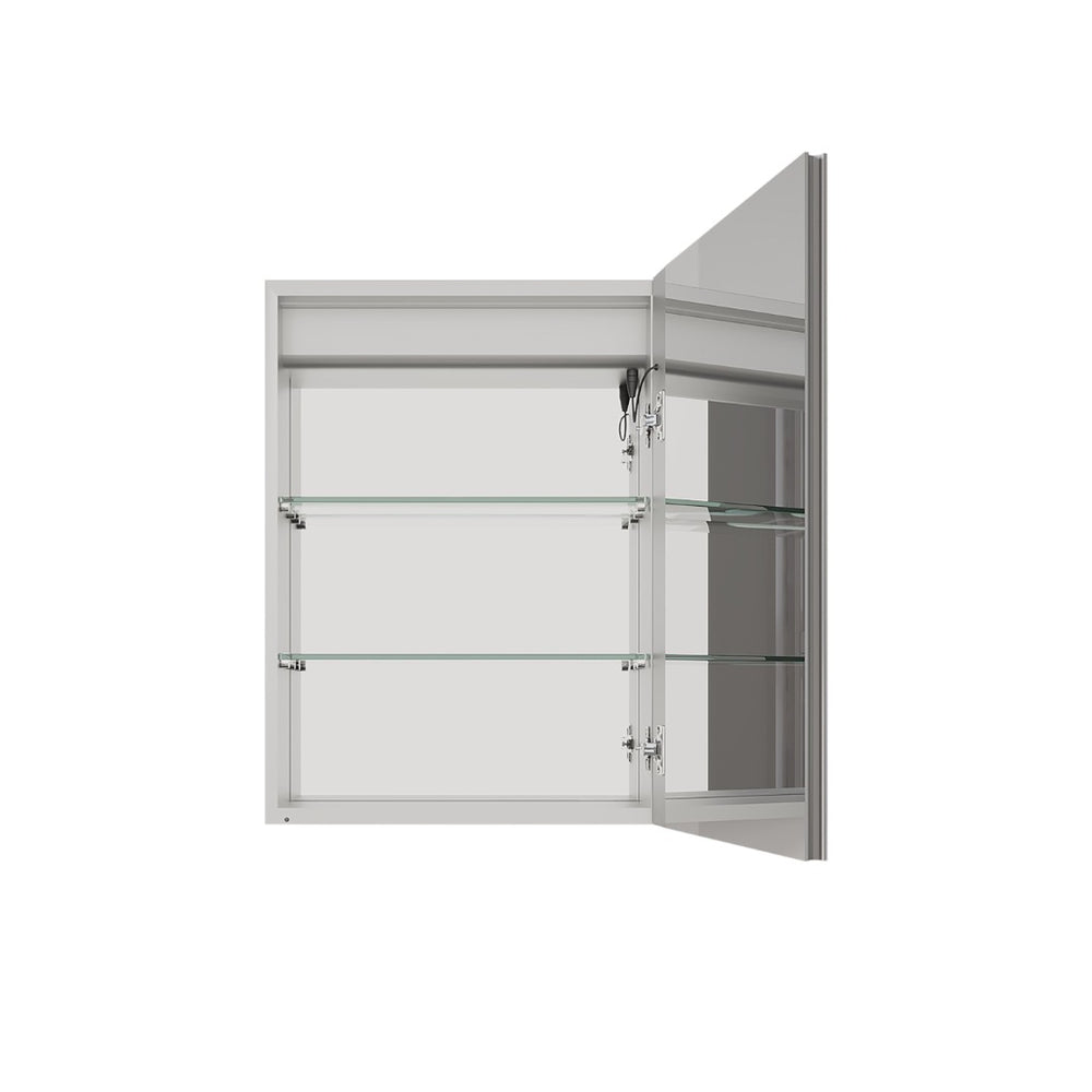 English Elm 26x20 Aluminum Led Medicine Cabinet Anti-fog Dimmable Touch Light Vanity Mirror W1738100834